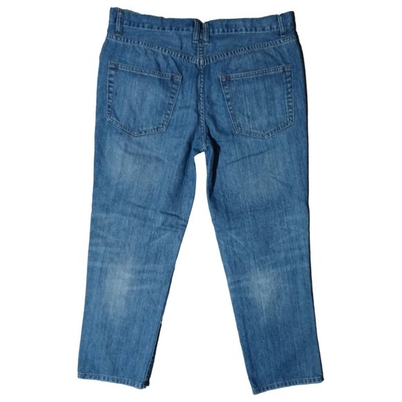 Ana Boyfriend Ankle Jeans Womens Size 8 Distressed Denim A New Approach - Picture 9 of 16